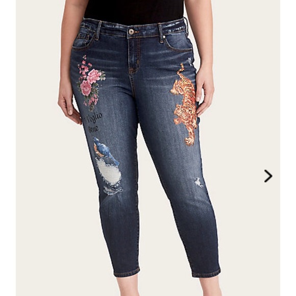 torrid Denim - Torrid Jeans Runway Collection Girlfriend Fit